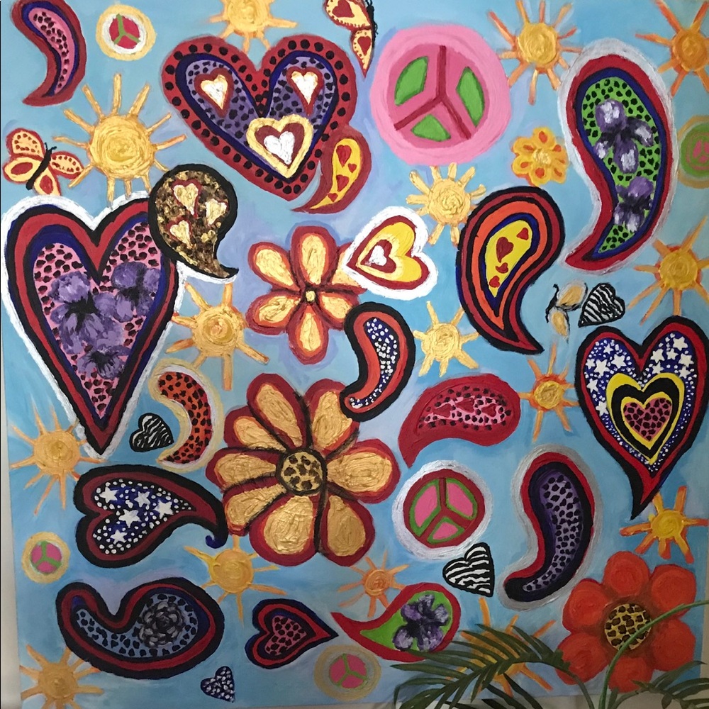 Paisley Painting 3 x 3